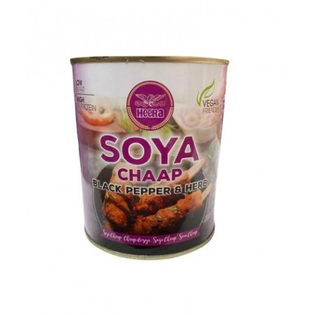 Heera Black Pepper Soya Chaap ( 6 x 800 gr