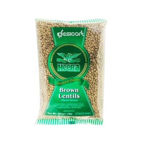 Heera Whole Lentils Masoor Brown ( 20 x 500 g