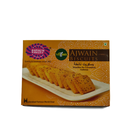 Karachi Bakery Vegan Ajwain Biscuits [20] ( 400 gr )