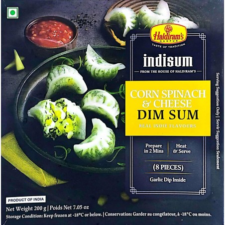 Haldiram Corn Spinach & Cheese Dimsum ( 12 x 200 gr. )