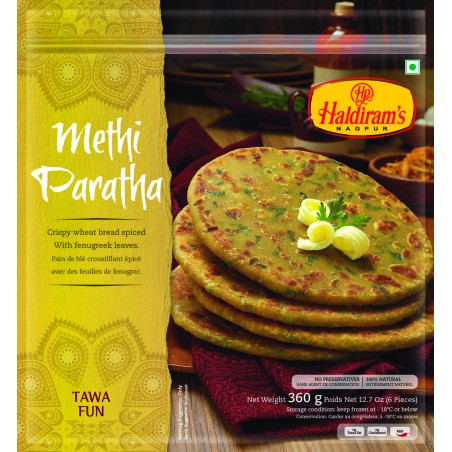 Haldiram Methi Paratha ( 12 x 360 gr. )