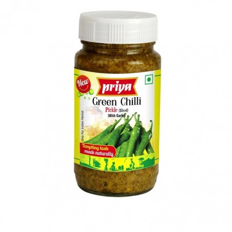 Priya Green Chilli Sliced ( 300 gr )