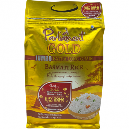 Parliament Gold Jumbo Extra Long Grain Rice ( 20 kg. )