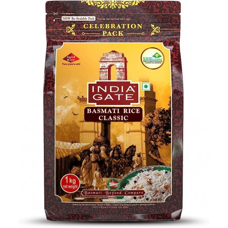 India Gate Classic Basmati Rice ( 8 x 1 kg )