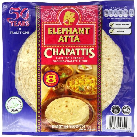 Elephant Chapattis ( 12 x 360 gr )