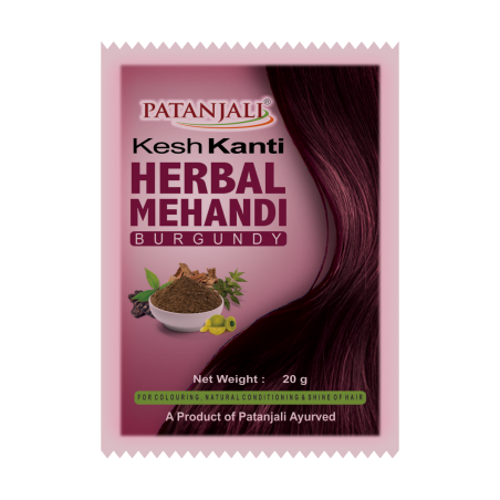 Patanjali Burgundy Mehandi Kesh Kanti Herbal ( 20 x 20 gr. )