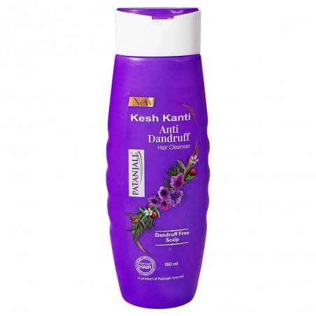 Patanjali Purple Anti Dandruf Kesh Kanti Hair Shampoo ( 6 x 180 ml )