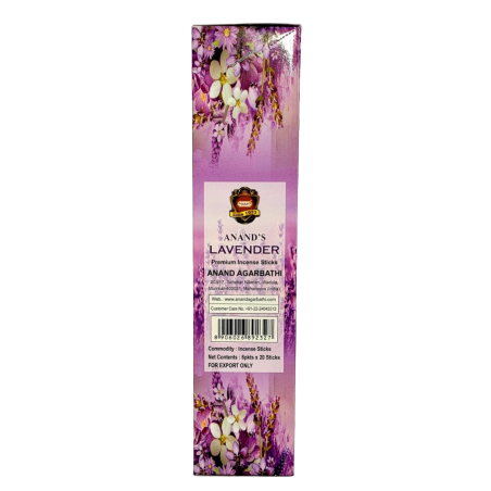 Anand Lavender Agarbathi ( 6 x 20pcs )