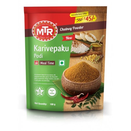 MTR Karvepaku Podi ( 36 x 100 gr )