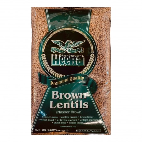 Heera Whole Lentils Masoor Brown ( 6 x 2 kg