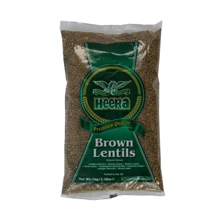 Heera Whole Lentils Masoor Brown ( 10 x 1 kg )