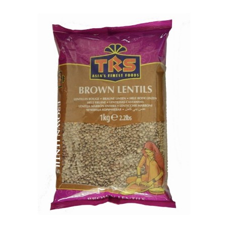 TRS Whole Lentils Masoor Brown ( 10 x 1 kg )