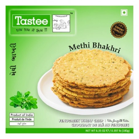 Tastee Bhakhari Methi [4] ( 12 x 180 gr )