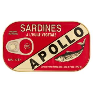 Apollo Sardines Vegetable in Oil ( 50 x 125 gr.)