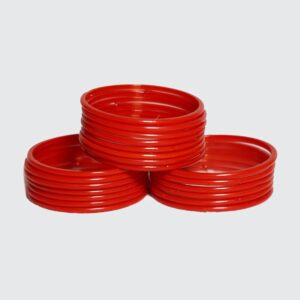Bangles Glass Red ( 1 Dozen )