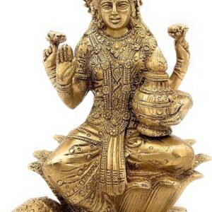 Brass Murti Idiol Laxmi ji ( 6``)