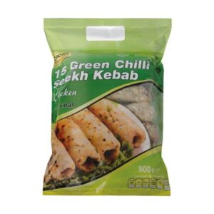 Crown Green Chilli Kabab Chicken 15pcs ( 10 x  900 gr )