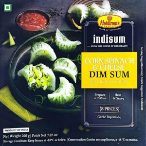 Haldiram Corn Spinach & Cheese Dimsum ( 12 x 200 gr. )