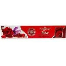 Heera Agarbatti Rose Saffron ( 12 x 15 st
