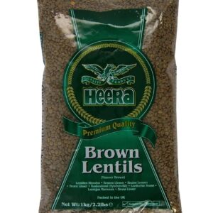 Heera Whole Lentils Masoor Brown ( 10 x 1 kg