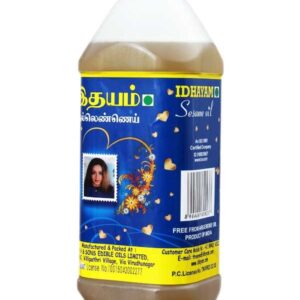 Idhayam Sesameseed Oil ( 12 x 1 ltr )