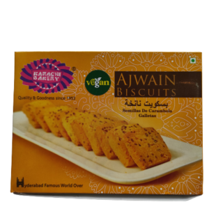 Karachi Bakery Vegan Ajwain Biscuits [20] ( 400 gr )