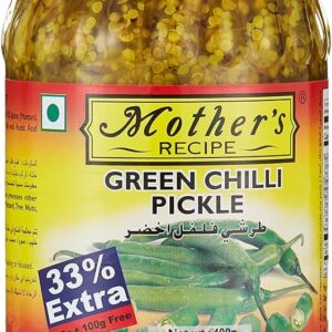 Mother's Green Chilli Pickle ( 6 x 500 gr )