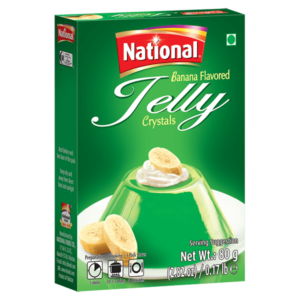 National Jelly Banana Flavour Mix ( 6 x 80 gr )