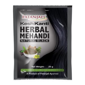 Patanjali Black Natural Mehandi Kesh Kanti Herbal ( 20 x 20 gr. )